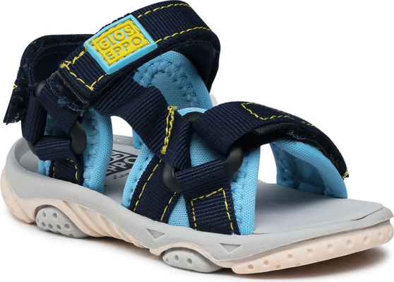 Granatowe buty dziecięce letnie GIOSEPPO na rzepy dla chłopców