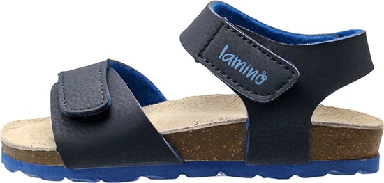 Granatowe buty dziecięce letnie Lamino ze skóry