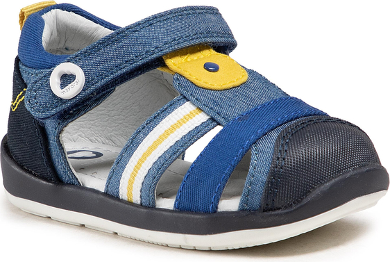 Granatowe buty dziecięce letnie Mayoral dla chłopców na rzepy