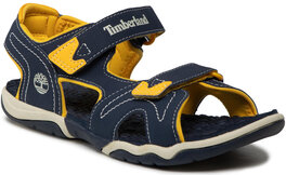 Granatowe buty dziecięce letnie Timberland na rzepy