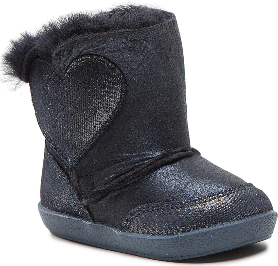Granatowe buty dziecięce zimowe Falcotto