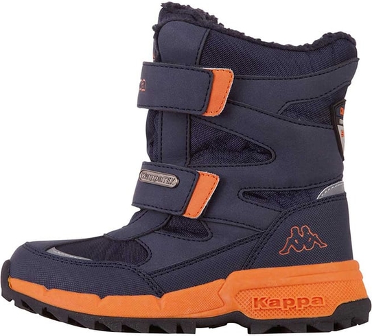 Granatowe buty dziecięce zimowe Kappa dla chłopców