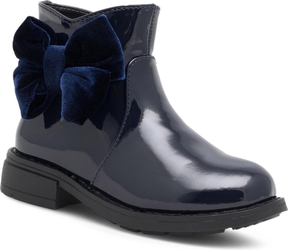 Granatowe buty dziecięce zimowe Nelli Blu