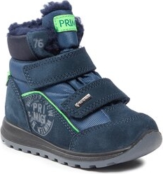 Granatowe buty dziecięce zimowe Primigi z goretexu