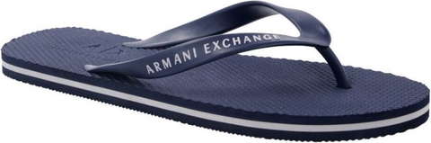Granatowe buty letnie męskie Armani Exchange w stylu casual