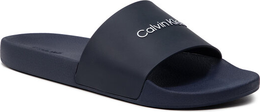 Granatowe buty letnie męskie Calvin Klein w sportowym stylu