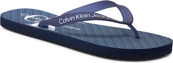 Granatowe buty letnie męskie Calvin Klein w stylu casual