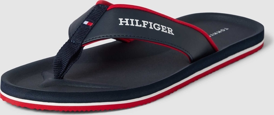 Granatowe buty letnie męskie Tommy Hilfiger w stylu casual