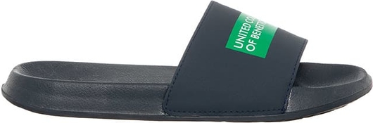 Granatowe buty letnie męskie United Colors Of Benetton w sportowym stylu