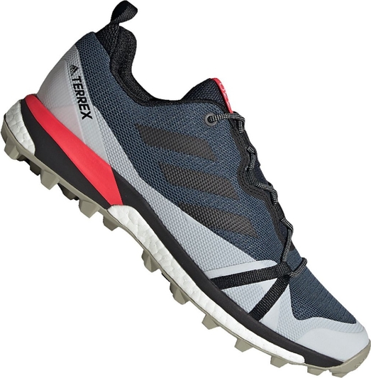 Granatowe buty sportowe Adidas sznurowane