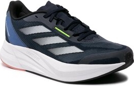 Granatowe buty sportowe Adidas w sportowym stylu z płaską podeszwą