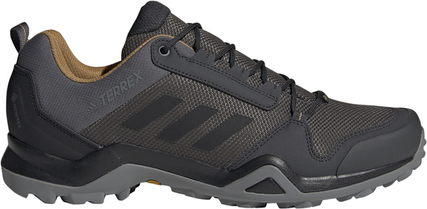 Granatowe buty sportowe Adidas z goretexu sznurowane