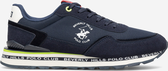 Granatowe buty sportowe Beverly Hills Polo Club sznurowane w sportowym stylu