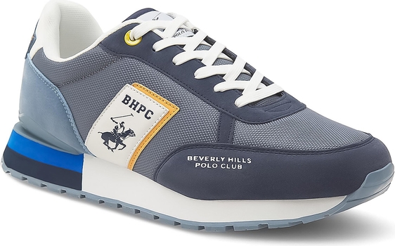 Granatowe buty sportowe Beverly Hills Polo Club w sportowym stylu