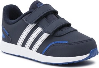 Granatowe buty sportowe dziecięce Adidas na rzepy dla chłopców