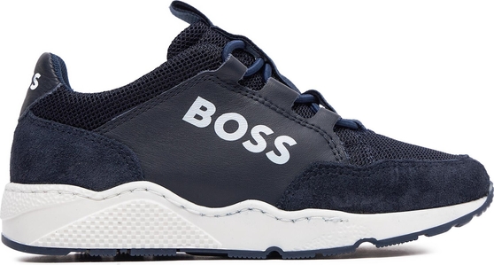 Granatowe buty sportowe dziecięce Hugo Boss