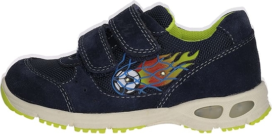Granatowe buty sportowe dziecięce Lurchi na rzepy