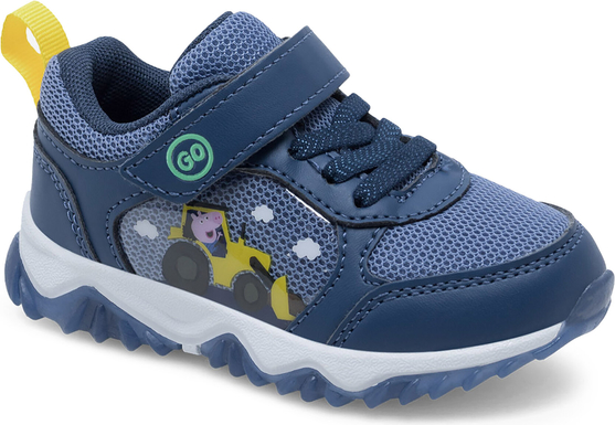 Granatowe buty sportowe dziecięce Peppa Pig na rzepy
