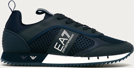 Granatowe buty sportowe Emporio Armani sznurowane