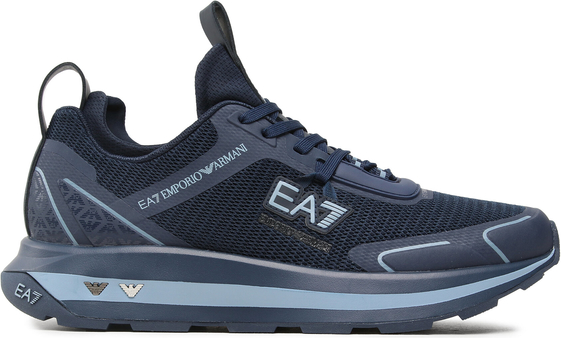 Granatowe buty sportowe Emporio Armani w sportowym stylu