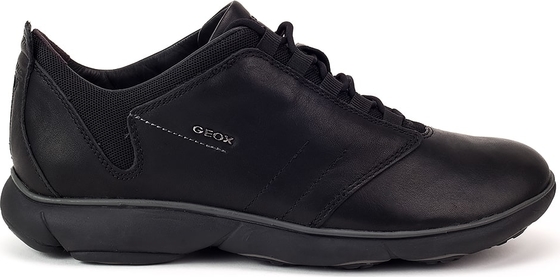 Granatowe buty sportowe Geox w młodzieżowym stylu sznurowane