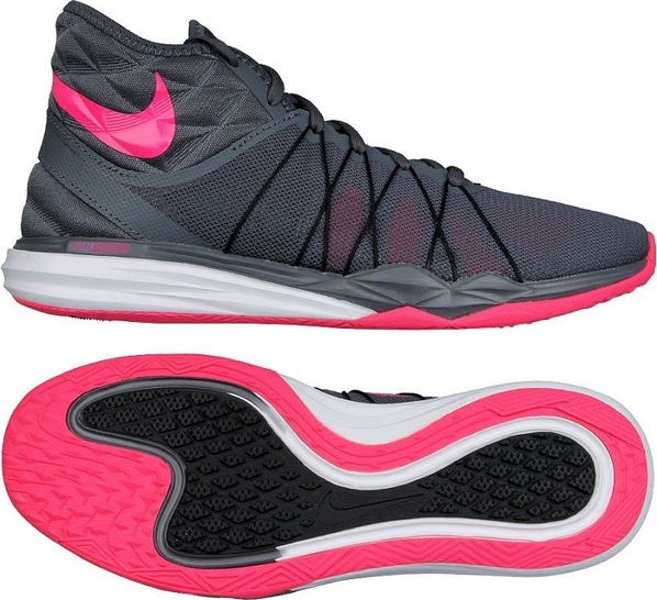 Granatowe buty sportowe Nike sznurowane