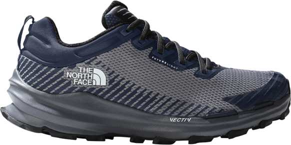 Granatowe buty sportowe The North Face w sportowym stylu sznurowane