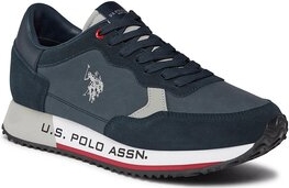 Granatowe buty sportowe U.S. Polo w sportowym stylu