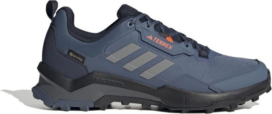 Granatowe buty trekkingowe Adidas z goretexu