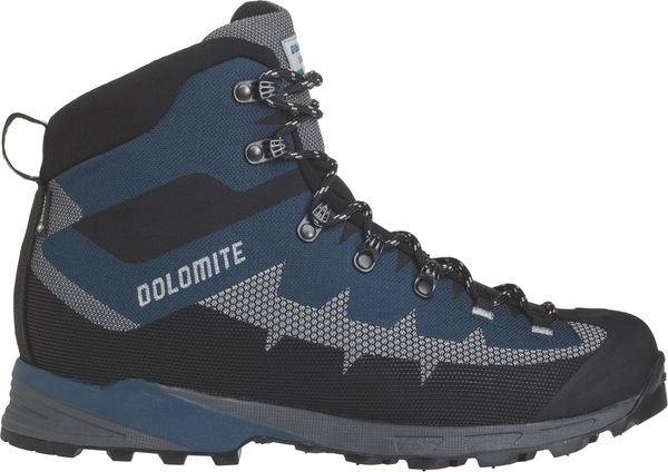 Granatowe buty trekkingowe Dolomite sznurowane