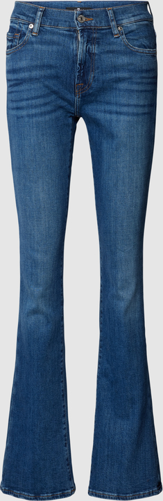 Granatowe jeansy 7 for all mankind w stylu casual