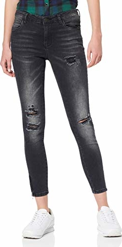 Granatowe jeansy amazon.de