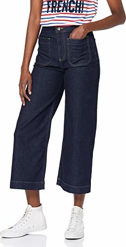 Granatowe jeansy amazon.de w stylu retro