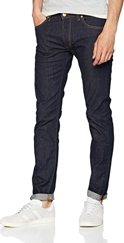 Granatowe jeansy amazon.de z jeansu