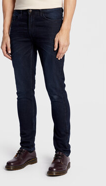 Granatowe jeansy Blend w street stylu