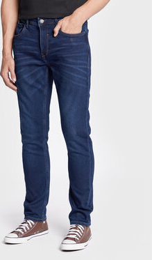 Granatowe jeansy Blend w stylu casual