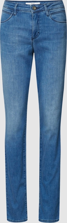 Granatowe jeansy Brax z bawełny