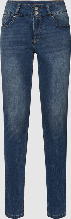 Granatowe jeansy Buena Vista z bawełny