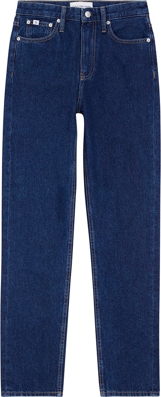 Granatowe jeansy Calvin Klein z bawełny