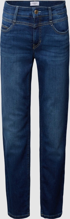 Granatowe jeansy Cambio w street stylu z bawełny