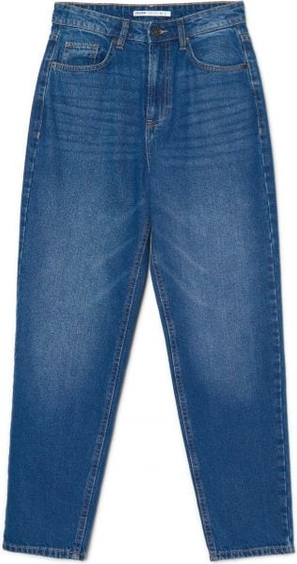 Granatowe jeansy Cropp w stylu casual