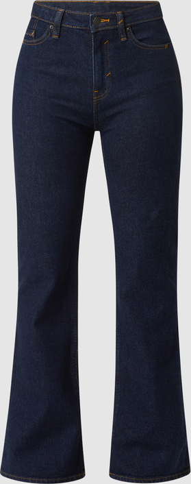 Granatowe jeansy Esprit w street stylu z bawełny
