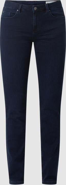 Granatowe jeansy Esprit z bawełny