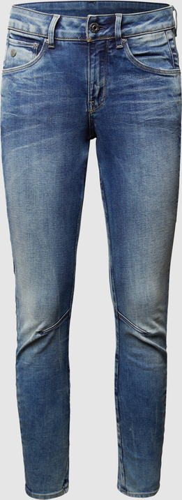 Granatowe jeansy G-Star Raw z bawełny w stylu casual