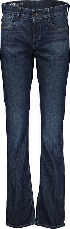 Granatowe jeansy G-star z bawełny