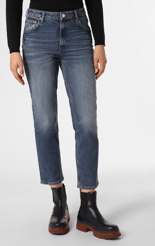 Granatowe jeansy Gant