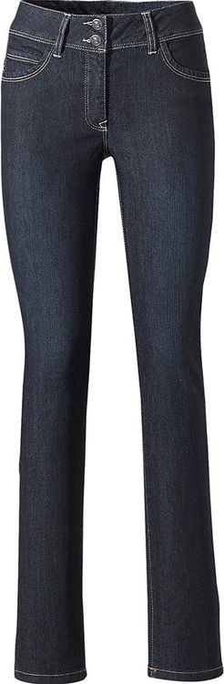 Granatowe jeansy Heine w stylu klasycznym z bawełny