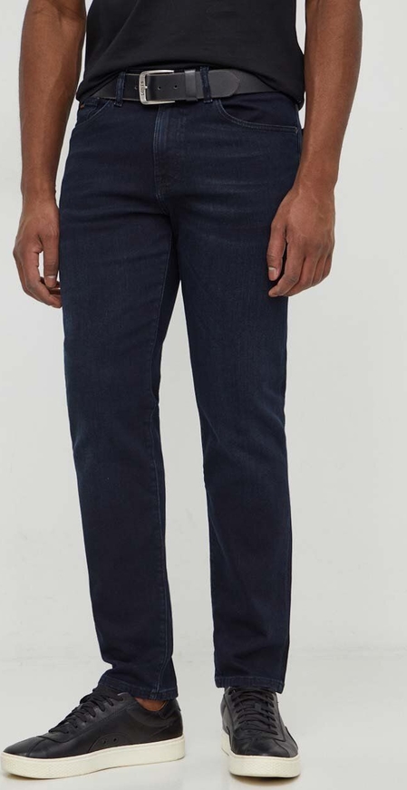 Granatowe jeansy Hugo Boss