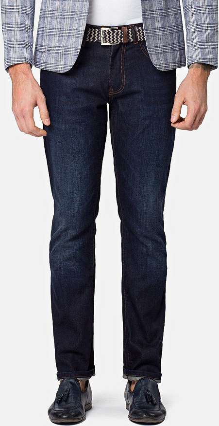 Granatowe jeansy LANCERTO