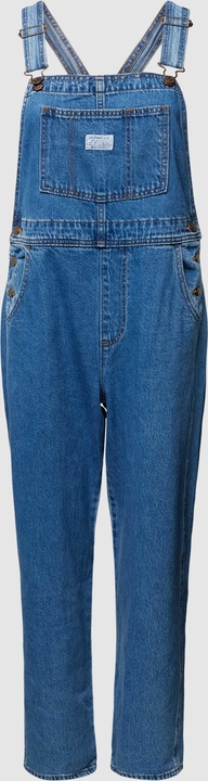 Granatowe jeansy Levis w stylu casual z bawełny